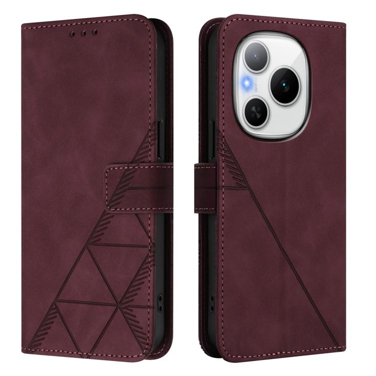 For Honor Power 5G Crossbody 3D Embossed Flip Leather Phone Case
