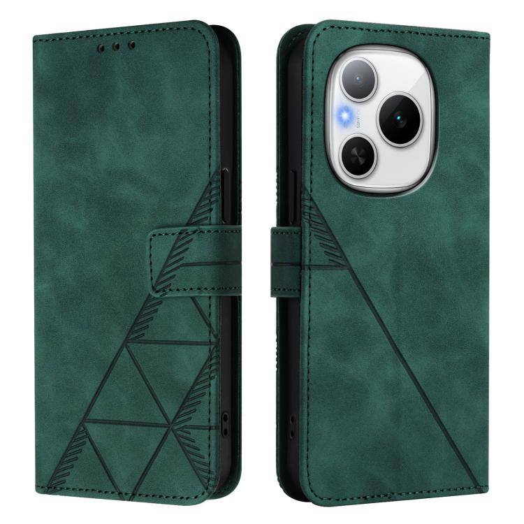 For Honor Power 5G Crossbody 3D Embossed Flip Leather Phone Case