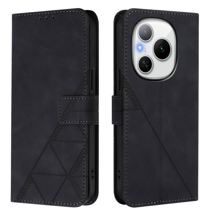 For Honor Power 5G Crossbody 3D Embossed Flip Leather Phone Case