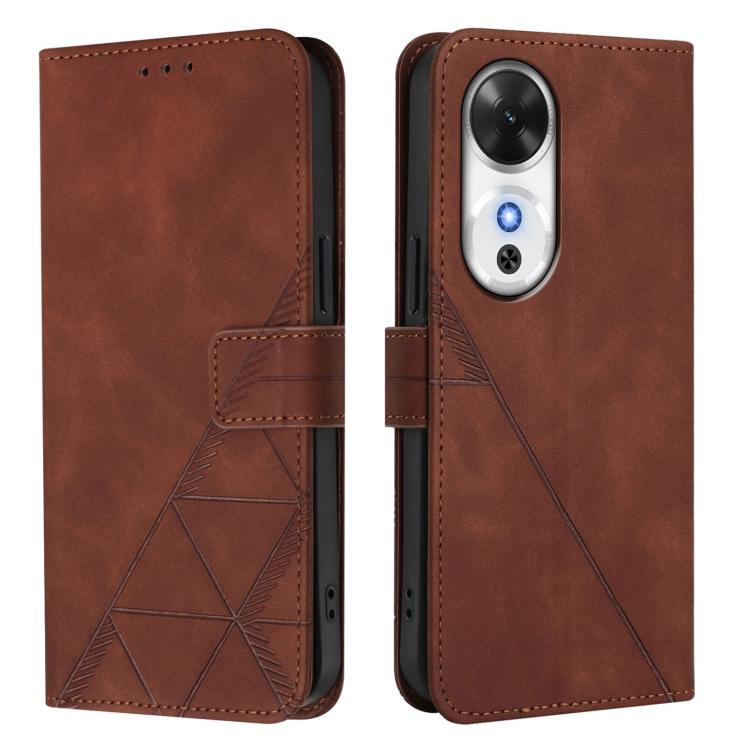 For Honor Play 60 5G Crossbody 3D Embossed Flip Leather Phone Case