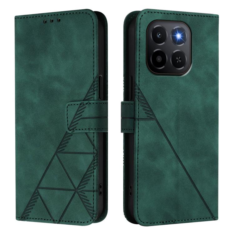 For Honor X6c 4G Crossbody 3D Embossed Flip Leather Phone Case