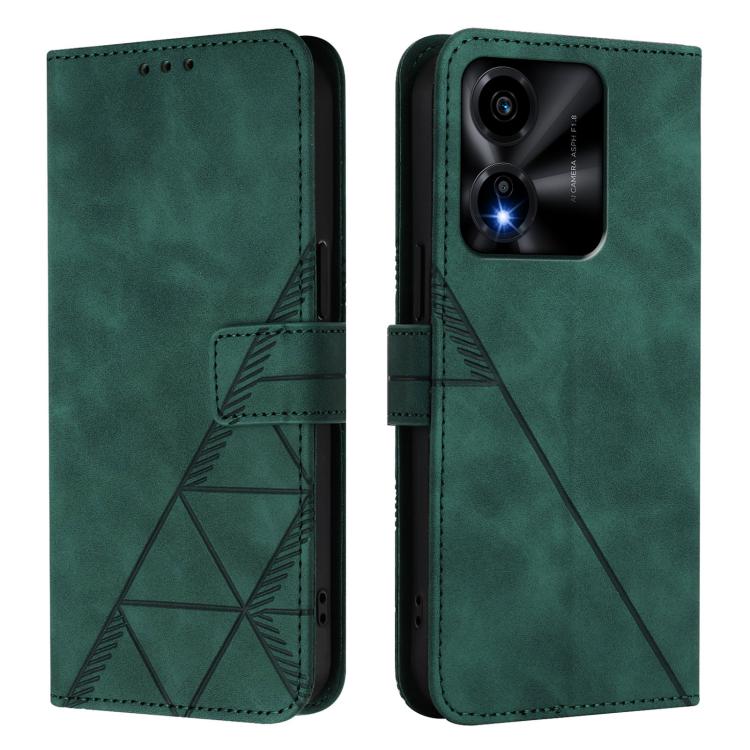 For Honor X5c Plus Crossbody 3D Embossed Flip Leather Phone Case
