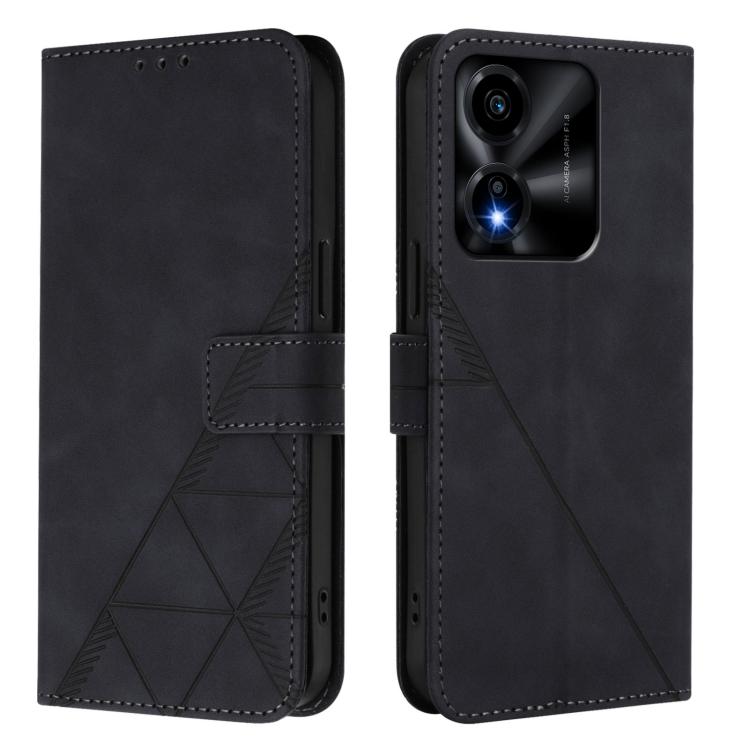For Honor X5c Plus Crossbody 3D Embossed Flip Leather Phone Case