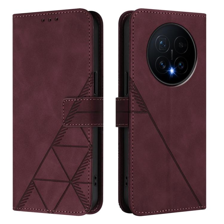 For Honor Magic8 Crossbody 3D Embossed Flip Leather Phone Case