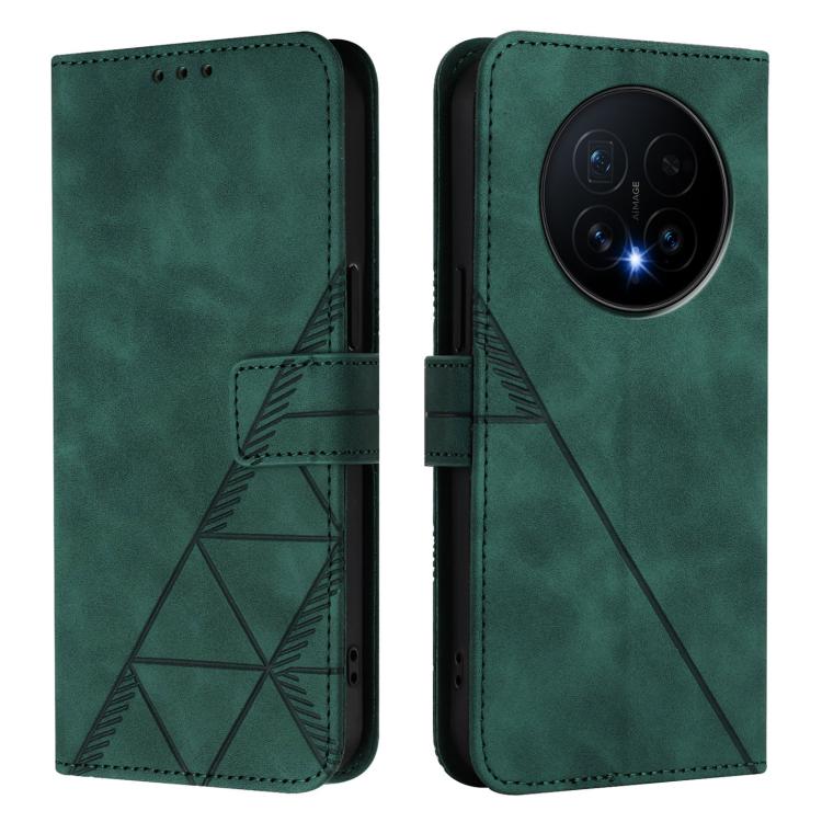 For Honor Magic8 Crossbody 3D Embossed Flip Leather Phone Case