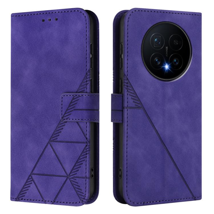 For Honor Magic8 Crossbody 3D Embossed Flip Leather Phone Case