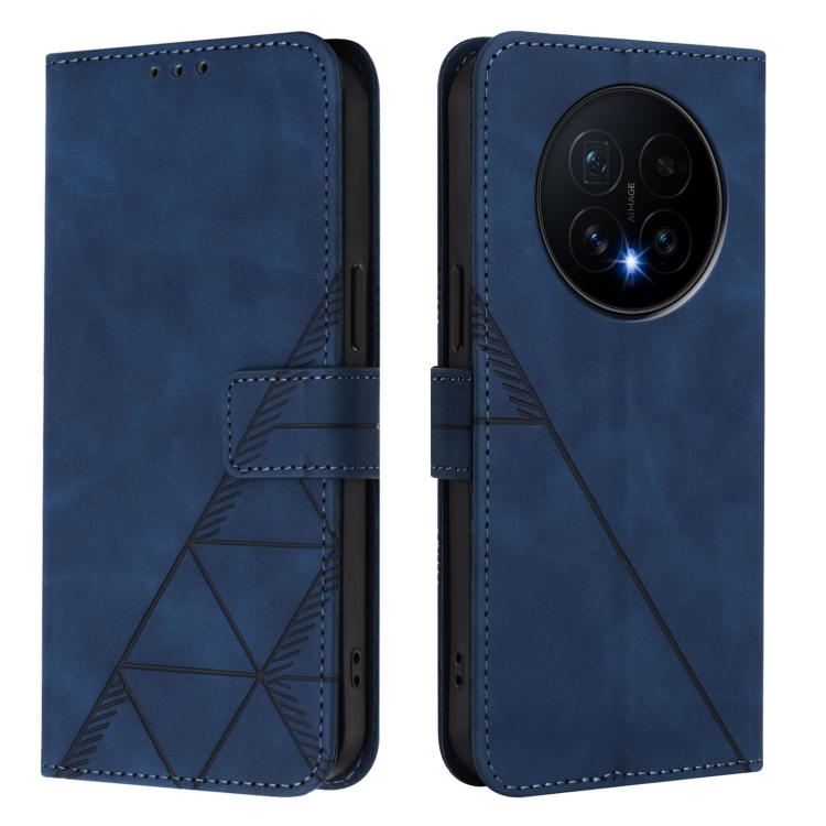 For Honor Magic8 Crossbody 3D Embossed Flip Leather Phone Case