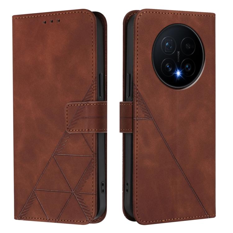 For Honor Magic8 Crossbody 3D Embossed Flip Leather Phone Case