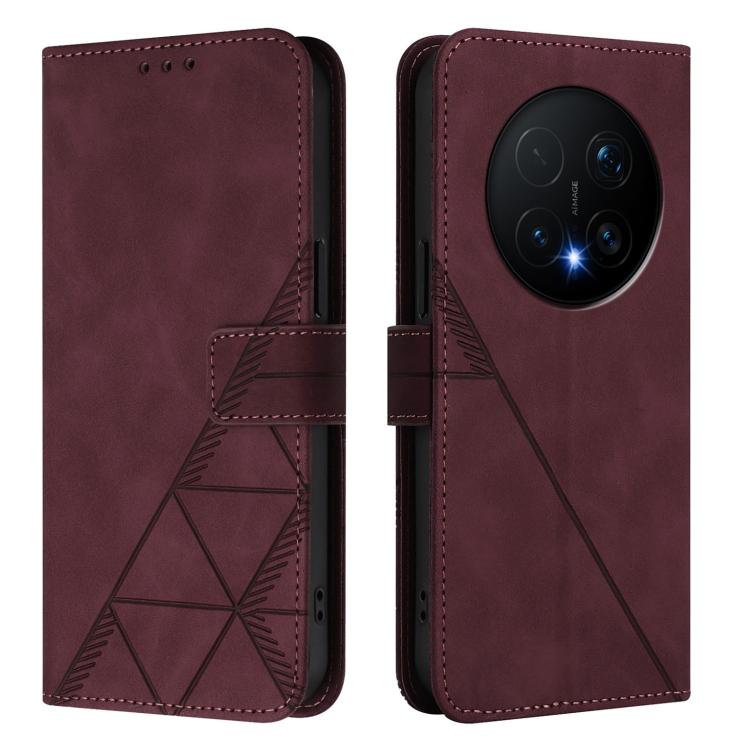 For Honor Magic8 Pro Crossbody 3D Embossed Flip Leather Phone Case
