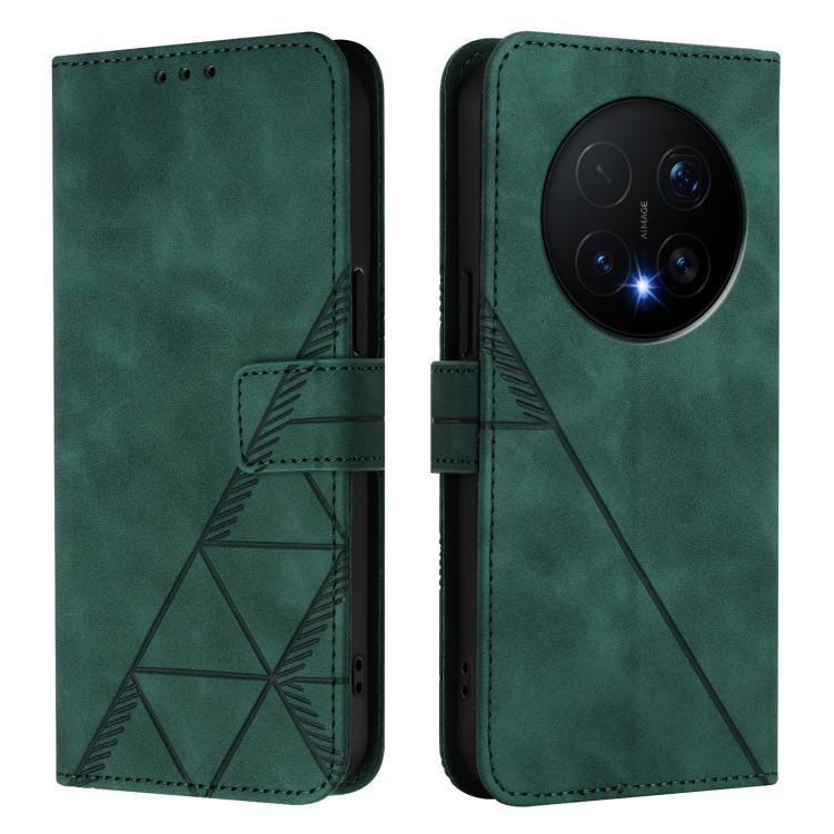 For Honor Magic8 Pro Crossbody 3D Embossed Flip Leather Phone Case