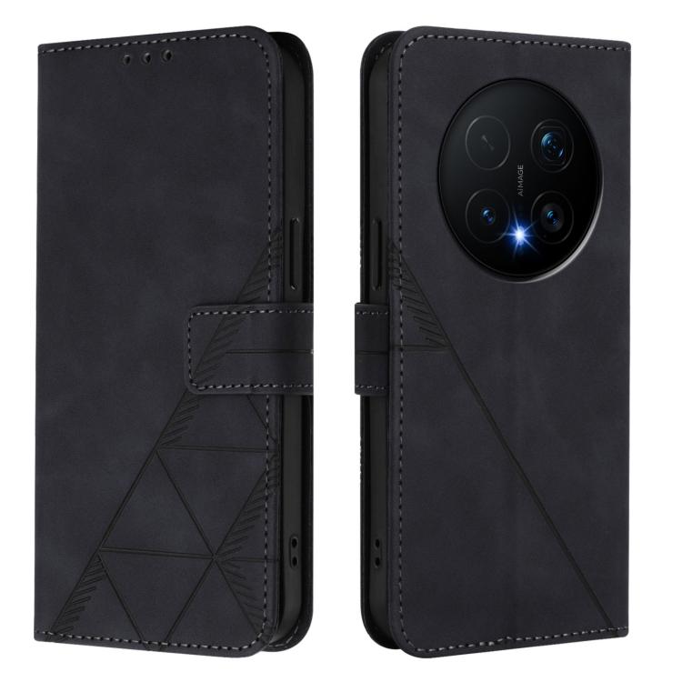 For Honor Magic8 Pro Crossbody 3D Embossed Flip Leather Phone Case
