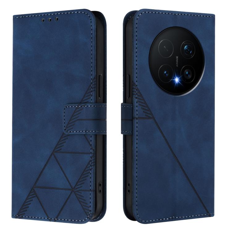 For Honor Magic8 Pro Crossbody 3D Embossed Flip Leather Phone Case