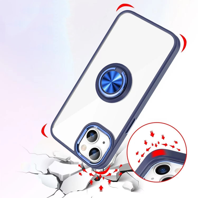 Ring Holder TPU Acrylic Phone Case For iPhone 15