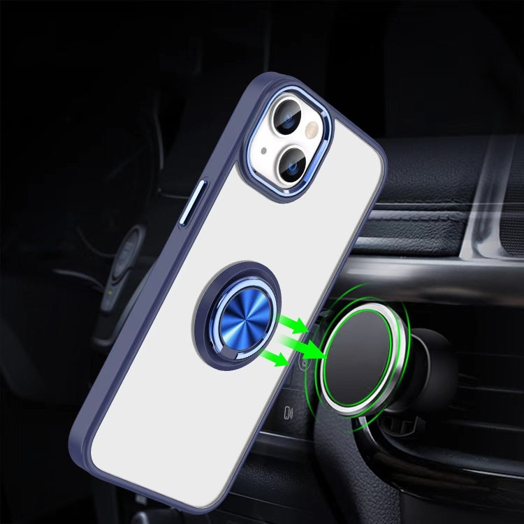 Ring Holder TPU Acrylic Phone Case For iPhone 15
