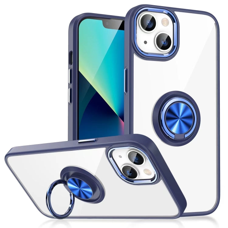 Ring Holder TPU Acrylic Phone Case For iPhone 15