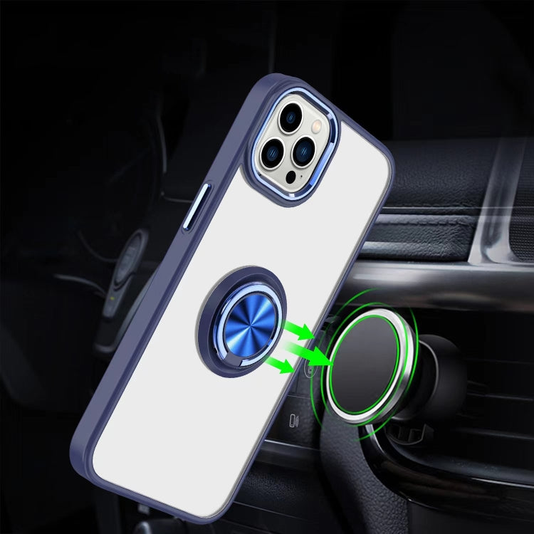 Ring Holder TPU Acrylic Phone Case For iPhone 15