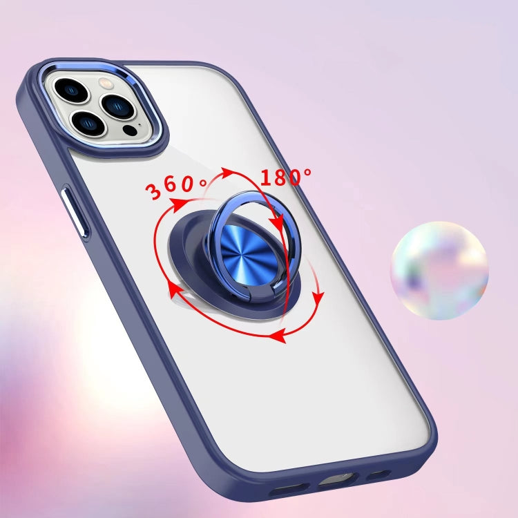 Ring Holder TPU Acrylic Phone Case For iPhone 15