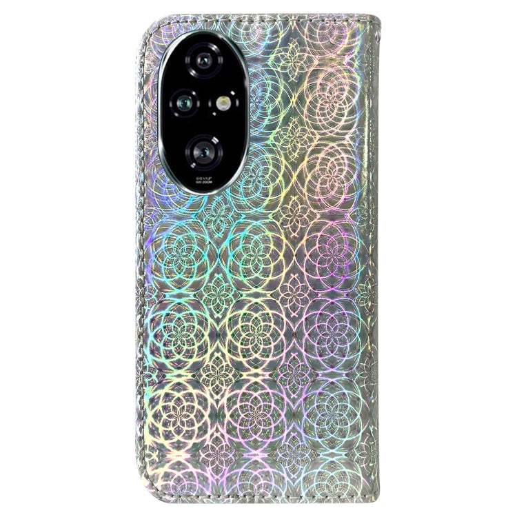 For Honor 200 Pro 5G Colorful Magnetic Buckle Leather Phone Case