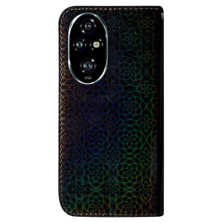 For Honor 200 Pro 5G Colorful Magnetic Buckle Leather Phone Case