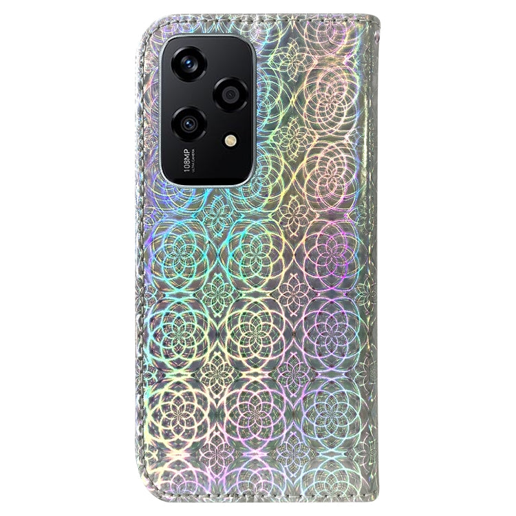 For Honor 200 Lite Global Colorful Magnetic Buckle Leather Phone Case