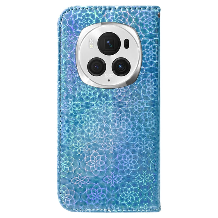 For Honor Magic6 Pro Colorful Magnetic Buckle Leather Phone Case