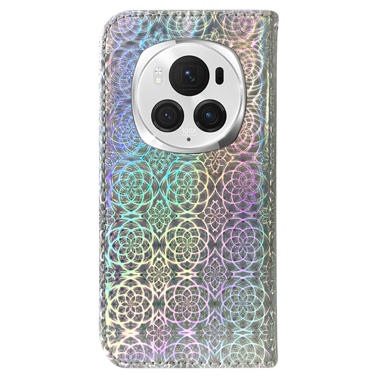 For Honor Magic6 Pro Colorful Magnetic Buckle Leather Phone Case