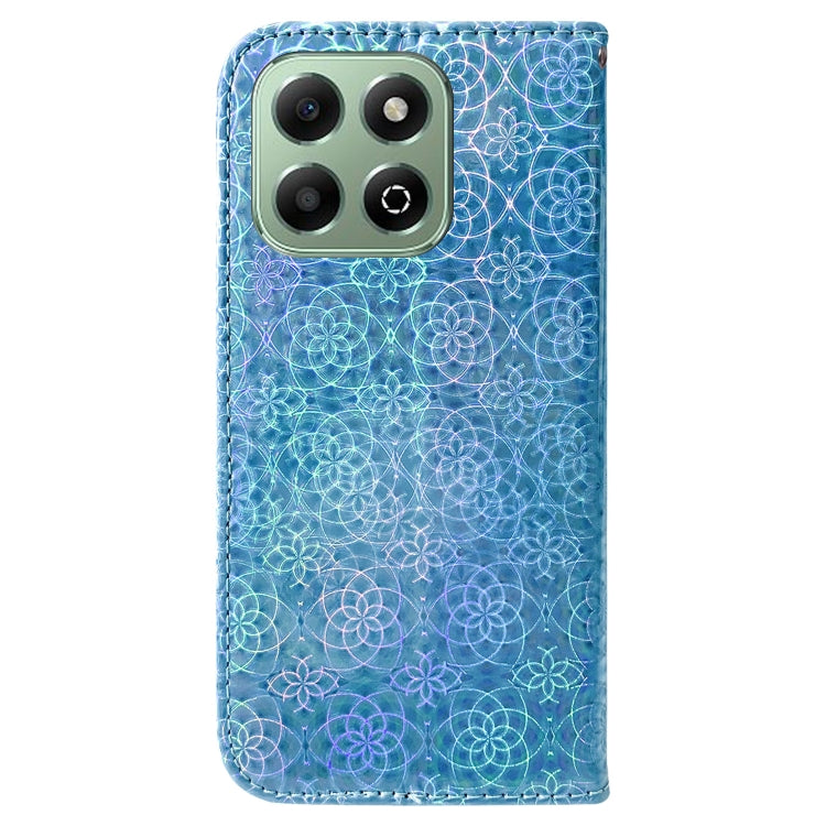 For Honor X6b Colorful Magnetic Buckle Leather Phone Case