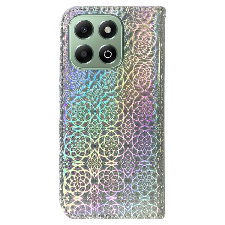 For Honor X6b Colorful Magnetic Buckle Leather Phone Case