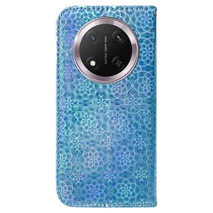 For Honor X9c Colorful Magnetic Buckle Leather Phone Case