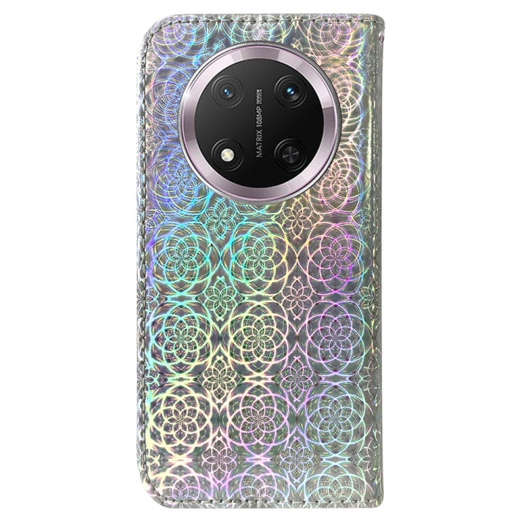 For Honor X9c Colorful Magnetic Buckle Leather Phone Case