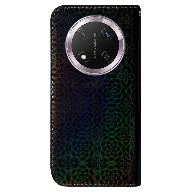 For Honor X9c Colorful Magnetic Buckle Leather Phone Case