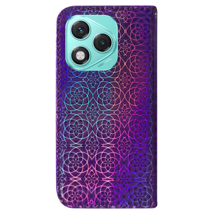 For Honor 400 Lite Global Colorful Magnetic Buckle Leather Phone Case