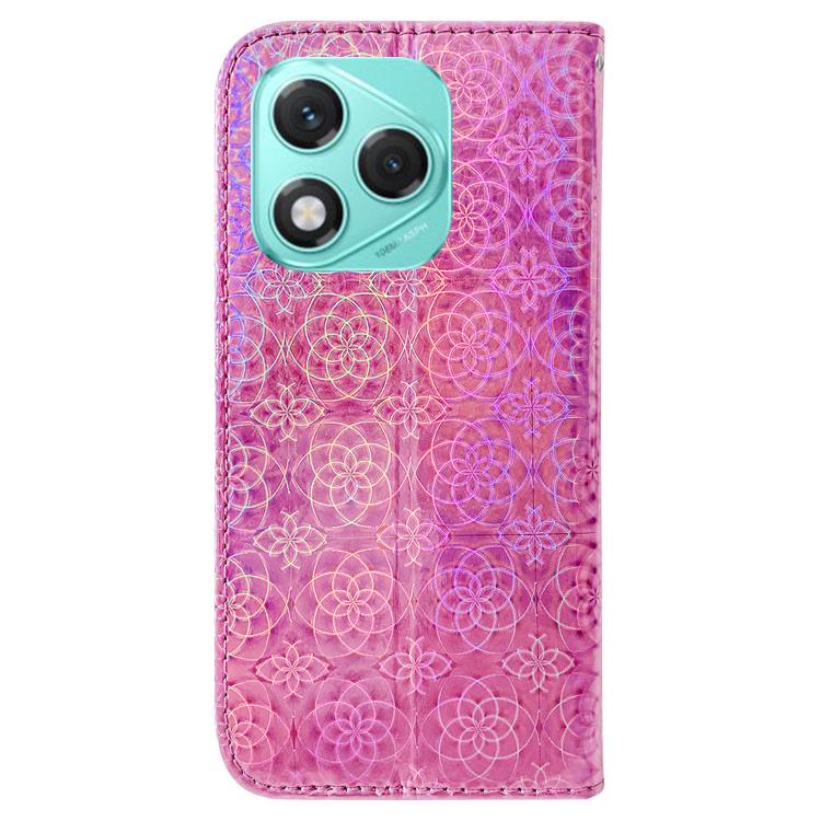 For Honor 400 Lite Global Colorful Magnetic Buckle Leather Phone Case