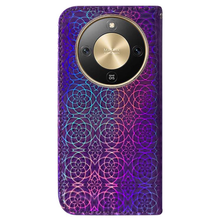 For Honor X70 5G Colorful Magnetic Buckle Leather Phone Case