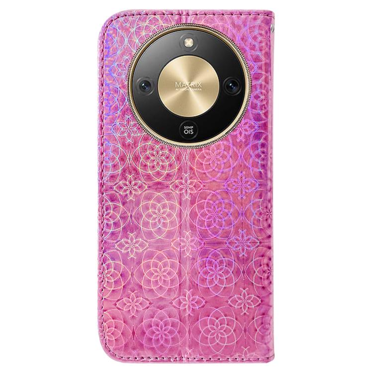 For Honor X70 5G Colorful Magnetic Buckle Leather Phone Case