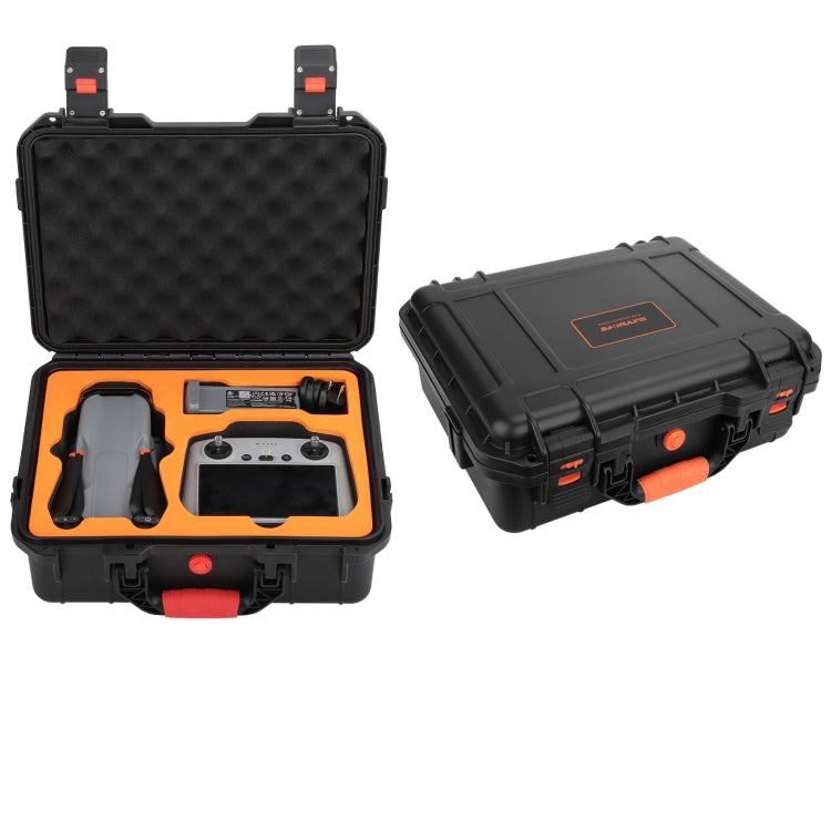For DJI Air 3 Sunnylife Safety Carrying Case Large Capacity Waterproof Shock-proof Hard Travel Case
