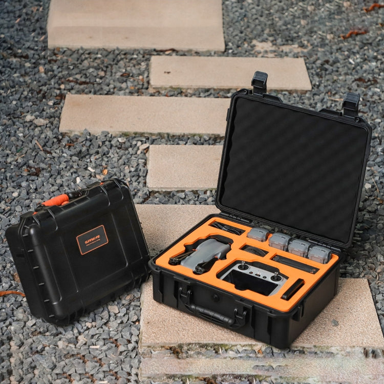 For DJI Air 3 Sunnylife Safety Carrying Case Large Capacity Waterproof Shock-proof Hard Travel Case