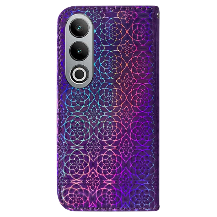 For OnePlus Nord CE4 5G Colorful Magnetic Buckle Leather Phone Case