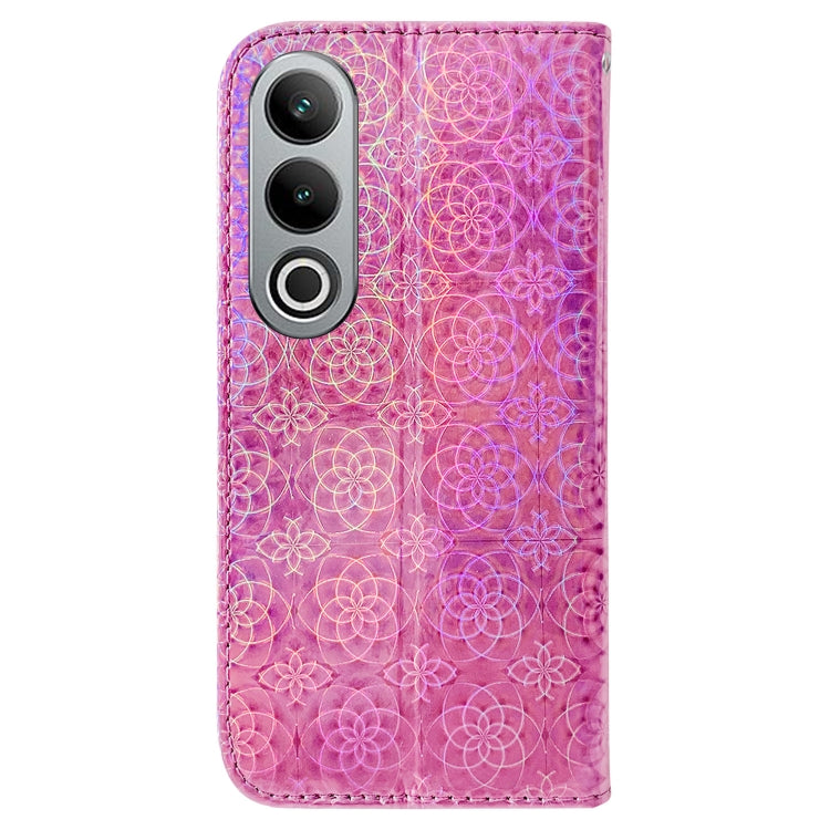 For OnePlus Nord CE4 5G Colorful Magnetic Buckle Leather Phone Case