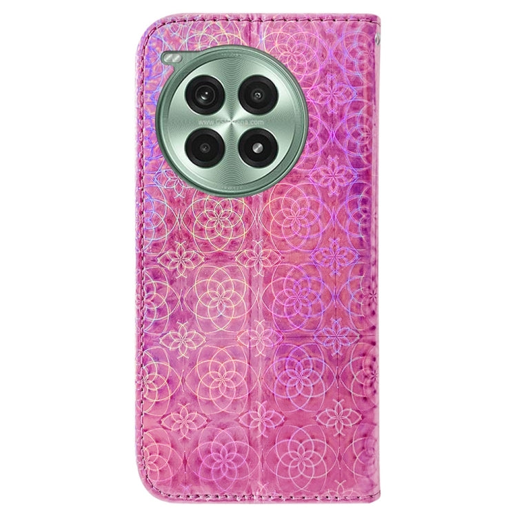 For OnePlus Ace 3 Pro Colorful Magnetic Buckle Leather Phone Case