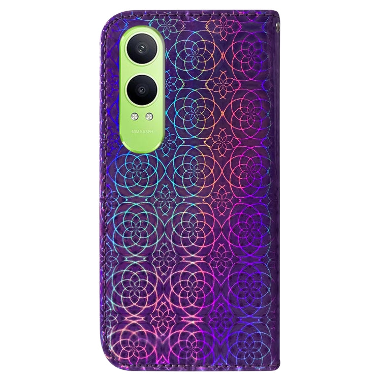 For OnePlus Nord CE4 Lite Colorful Magnetic Buckle Leather Phone Case
