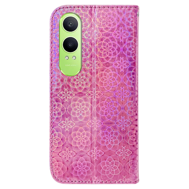 For OnePlus Nord CE4 Lite Colorful Magnetic Buckle Leather Phone Case