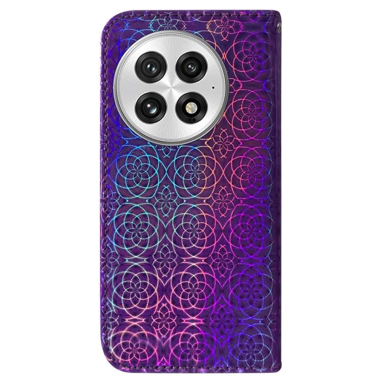 For OnePlus 13 Colorful Magnetic Buckle Leather Phone Case