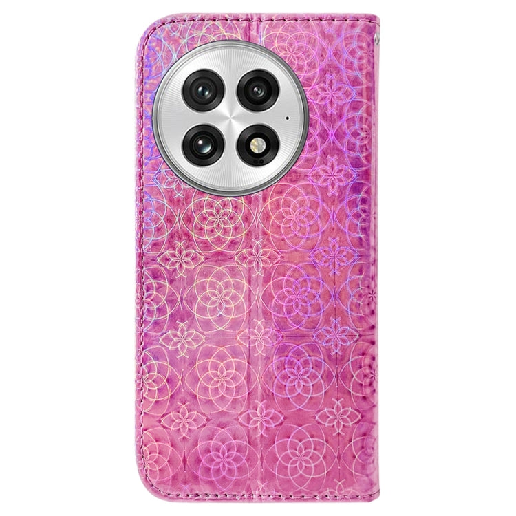 For OnePlus 13 Colorful Magnetic Buckle Leather Phone Case