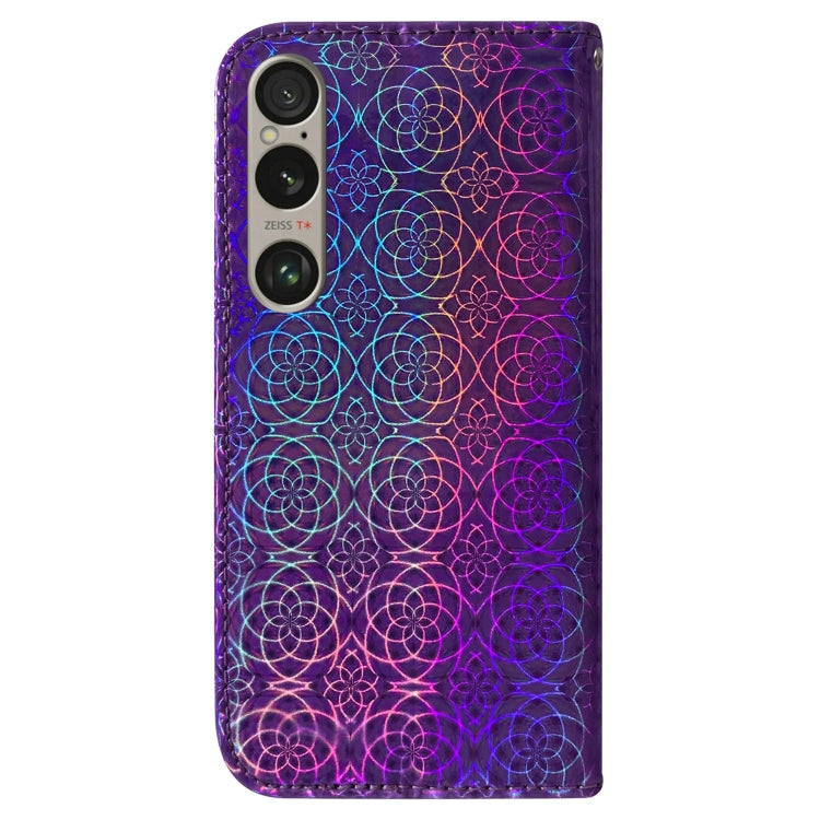 For Sony Xperia 1 VI Colorful Magnetic Buckle Leather Phone Case