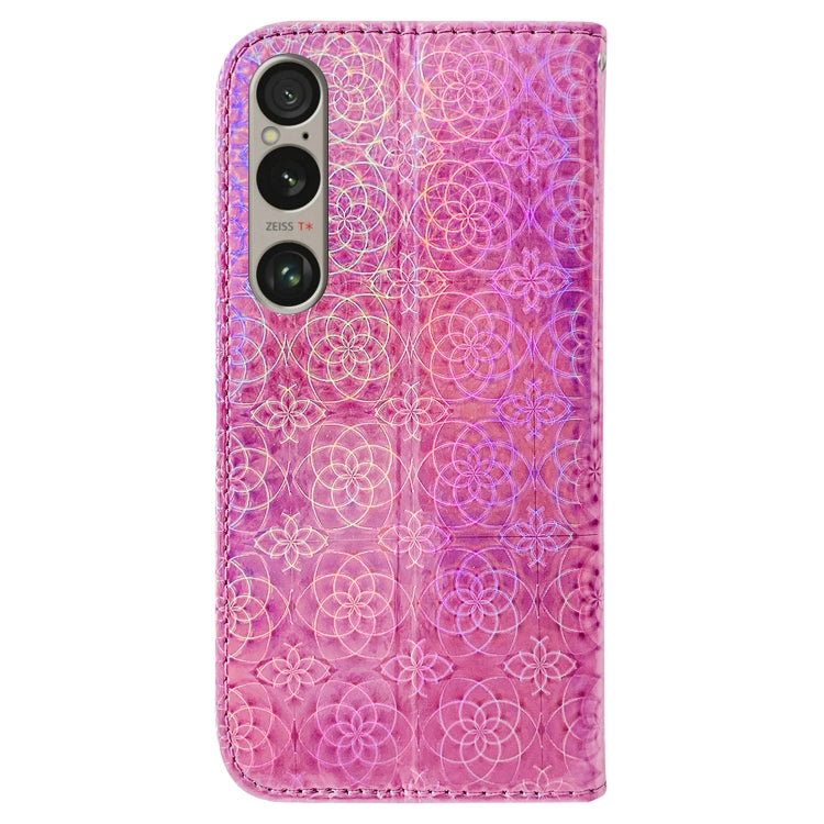For Sony Xperia 1 VI Colorful Magnetic Buckle Leather Phone Case