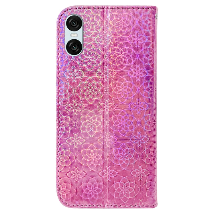 For Sony Xperia 5 VI Colorful Magnetic Buckle Leather Phone Case