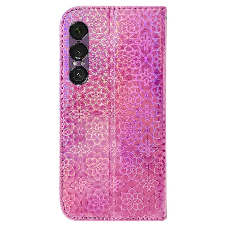 For Sony Xperia 1 VII Colorful Magnetic Buckle Leather Phone Case