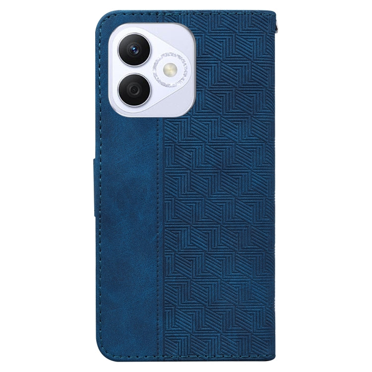 For Honor X60i Geometric Embossed Leather Phone Case