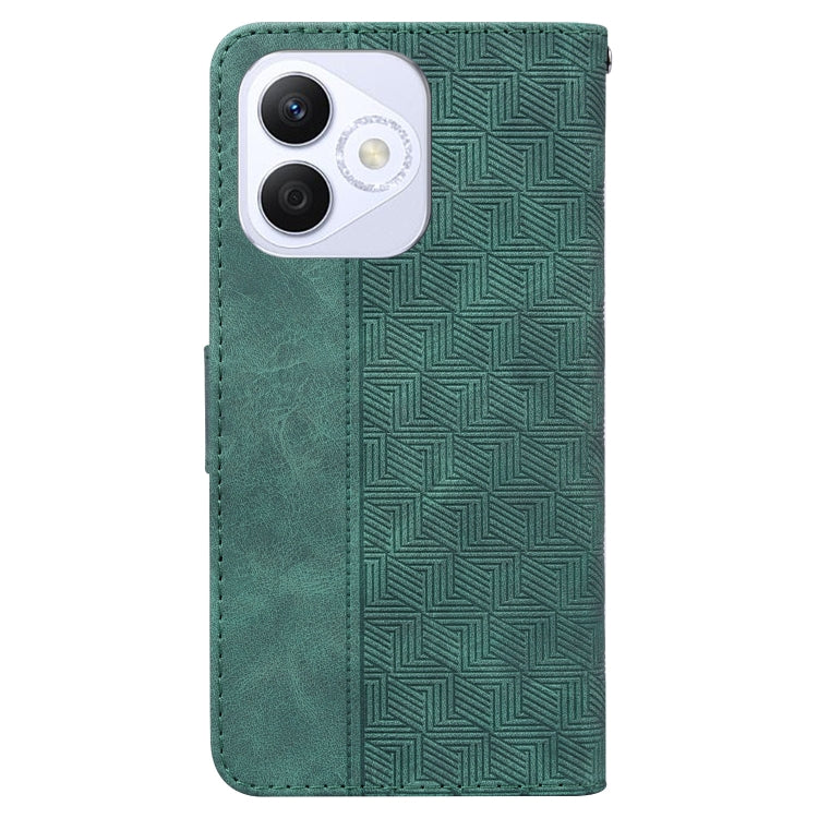 For Honor X60i Geometric Embossed Leather Phone Case